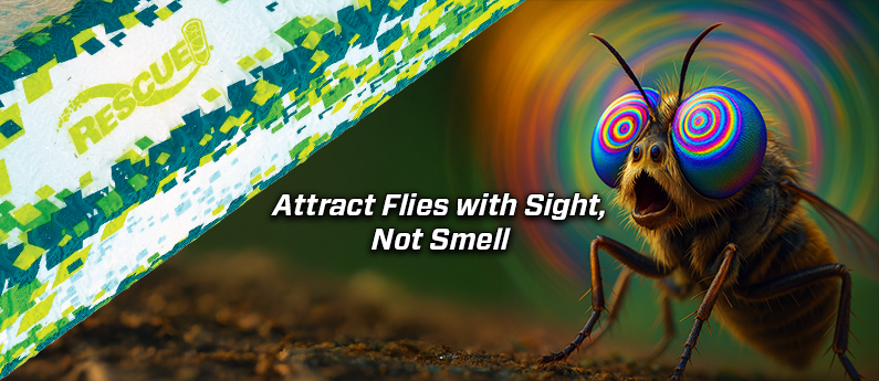 VisiLure: Attract Flies with Sight, Not Smell