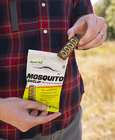 The RESCUE! GoClip repels black flies