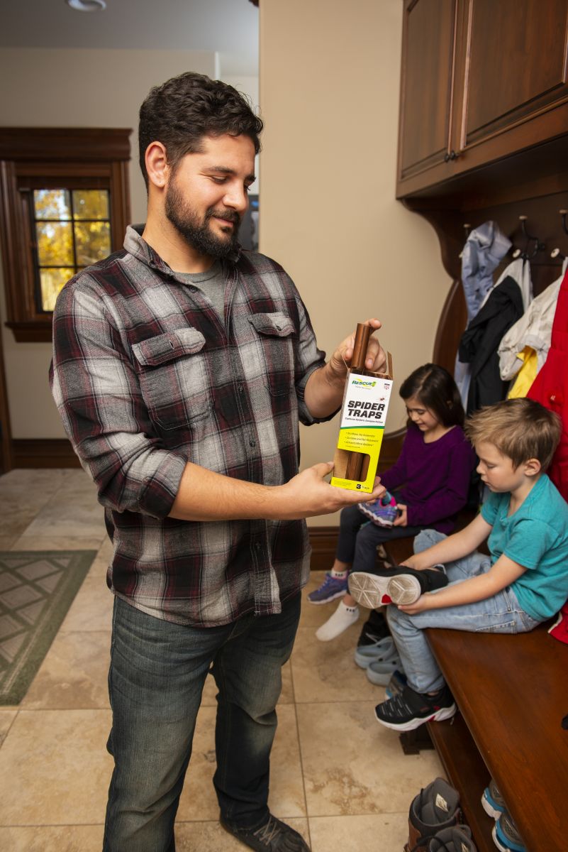 The RESCUE! Spider Trap is a safe, non-toxic way to control spiders in your home. 